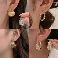 1 Pair Fashion Geometric Alloy Plating Rhinestones Women's Earrings main image 4
