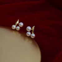 1 Pair Fashion Flower Alloy Plating Inlay Artificial Diamond Opal Women's Ear Studs sku image 9