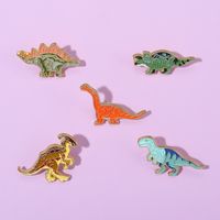 Basic Dinosaur Alloy Stoving Varnish Unisex Brooches main image 5