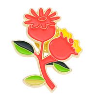 Fashion Flower Alloy Enamel Stoving Varnish Women's Brooches main image 4