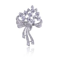 Style Coréen Fleur Alliage Placage Strass Artificiels Femmes Broches main image 5