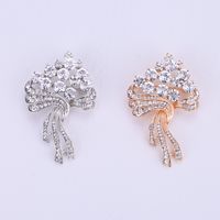 Style Coréen Fleur Alliage Placage Strass Artificiels Femmes Broches main image 6