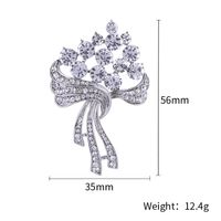 Style Coréen Fleur Alliage Placage Strass Artificiels Femmes Broches main image 4