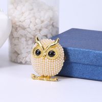 Korean Style Owl Alloy Plating Alloy Women's Brooches sku image 5