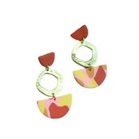 1 Pair Fashion Round Soft Clay Women's Drop Earrings main image 4