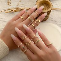 Fashion Butterfly Alloy Iron Plating Inlay Artificial Pearls Women'S Rings main image 2