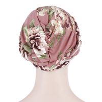 Femmes Mode Bloc De Couleur Fleur Léopard Bonnet main image 5