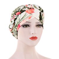 Women's Ethnic Style Color Block Flower Beanie Hat sku image 12