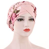 Women's Ethnic Style Color Block Flower Beanie Hat sku image 11