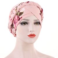 Mujeres Estilo Étnico Bloque De Color Flor Sombrero De Beanie sku image 11