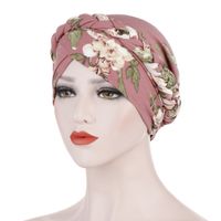 Women's Ethnic Style Color Block Flower Beanie Hat main image 1