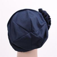 Women's Ethnic Style Solid Color Flower Beanie Hat main image 3