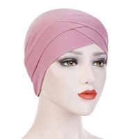 Women's Retro Color Block Solid Color Beanie Hat sku image 9