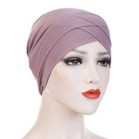 Women's Retro Color Block Solid Color Beanie Hat sku image 8