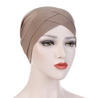 Women's Retro Color Block Solid Color Beanie Hat sku image 1