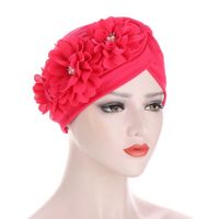 Women's Ethnic Style Flower Rhinestone Pearl Beanie Hat sku image 10