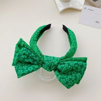 Fashion Bow Knot Cloth Handmade Hair Band 1 Piece sku image 2