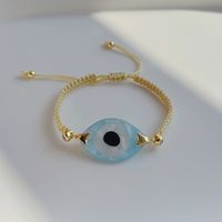 1 Pieza Estilo Étnico Ojo Del Diablo Resina Cascarón Mujeres Pulsera main image 5