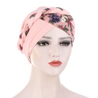 Mujeres Estilo Étnico Bloque De Color Flor Sombrero De Beanie sku image 21