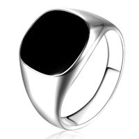 Wholesale Jewelry Simple Style Geometric Alloy Enamel Plating Rings sku image 7