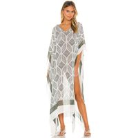 Femmes Mode Bande Polyester Cover Ups main image 1