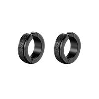 1 Piece Fashion Circle Titanium Steel Plating Ear Clips sku image 5