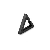 Simple Style Triangle Titanium Steel Polishing Ear Clips Earrings 1 Piece main image 5