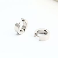 1 Piece Fashion Geometric Titanium Steel Plating Earrings sku image 3
