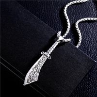 Mode Pentagramm Löwe Legierung Titan Stahl Einbrennlack Halskette Mit Anhänger 1 Stück sku image 14