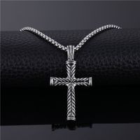 Mode Pentagramm Löwe Legierung Titan Stahl Einbrennlack Halskette Mit Anhänger 1 Stück sku image 16