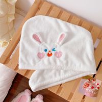 Cute Rabbit Bear Coral Fleece Towels sku image 6