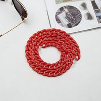 Simple Style Solid Color Arylic Women's Glasses Chain sku image 1