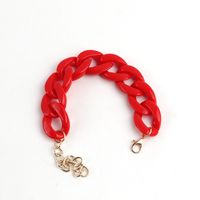 1 Piece Simple Style Solid Color Arylic Chain Women's Bracelets sku image 4