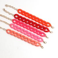 1 Piece Simple Style Solid Color Arylic Chain Women's Bracelets main image 5