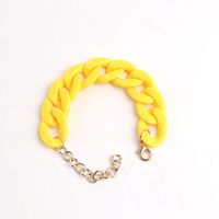 1 Piece Simple Style Solid Color Arylic Chain Women's Bracelets sku image 11