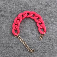 1 Piece Simple Style Solid Color Arylic Chain Women's Bracelets sku image 19