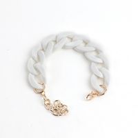 1 Piece Simple Style Solid Color Arylic Chain Women's Bracelets sku image 1