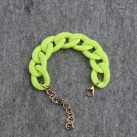1 Piece Simple Style Solid Color Arylic Chain Women's Bracelets sku image 20
