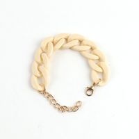 1 Piece Simple Style Solid Color Arylic Chain Women's Bracelets sku image 10