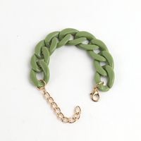 1 Piece Simple Style Solid Color Arylic Chain Women's Bracelets sku image 14