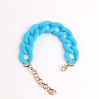 1 Piece Simple Style Solid Color Arylic Chain Women's Bracelets sku image 18