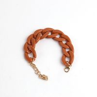 1 Piece Simple Style Solid Color Arylic Chain Women's Bracelets sku image 25