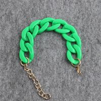1 Piece Simple Style Solid Color Arylic Chain Women's Bracelets sku image 22