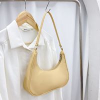 Women's Medium Nylon Solid Color Fashion Dumpling Shape Zipper Crossbody Bag main image 5