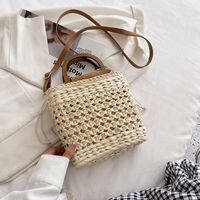 Women's Small Spring&summer Straw Basic Handbag sku image 2