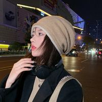 Women's Simple Style Solid Color Eaveless Wool Cap sku image 1