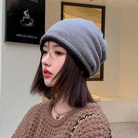 Women's Simple Style Solid Color Eaveless Wool Cap sku image 5