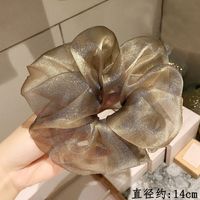 Fashion Solid Color Gauze Hair Tie 1 Piece main image 4