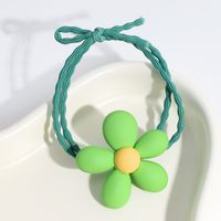 Sweet Flower Plastic Resin Hair Tie 1 Piece sku image 3