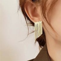 Fashion Tassel Copper Tassel Earrings main image 4